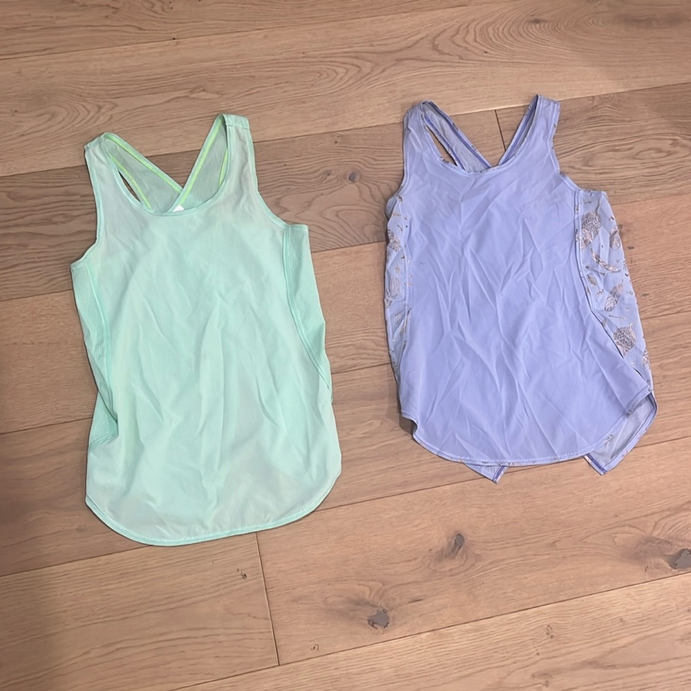 Ivivva size 12 tie tank tops